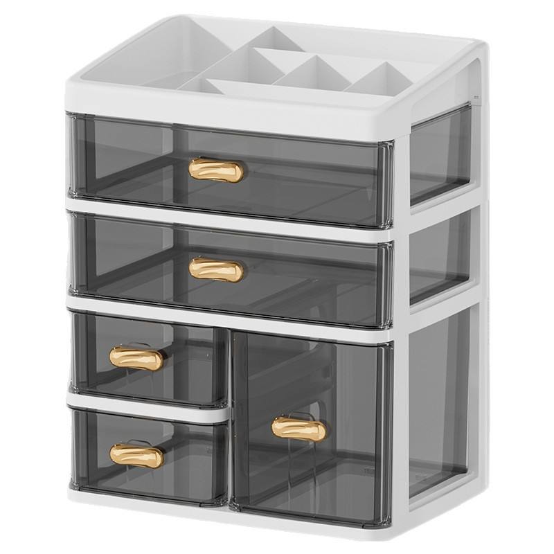 Cross-border Best-selling Cosmetics Skincare Organizer Polypropylene PP Modern Minimalist Large-capacity for Bedrooms